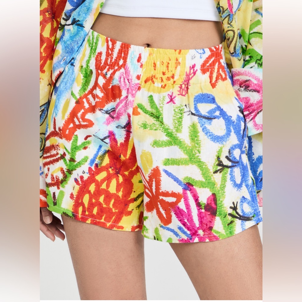 NWT Simon Miller Yuga shorts in pastel print 🌸